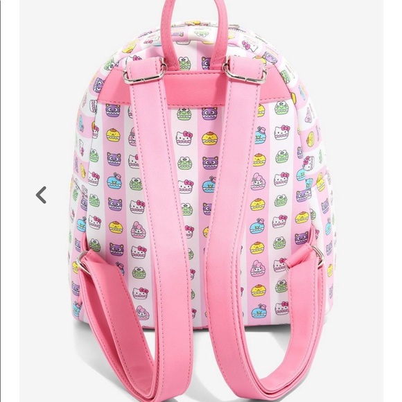 NWT Loungefly Hello Kitty & Friends Sanrio Macaron Mini Backpack Storefront Rare - Picture 3 of 3